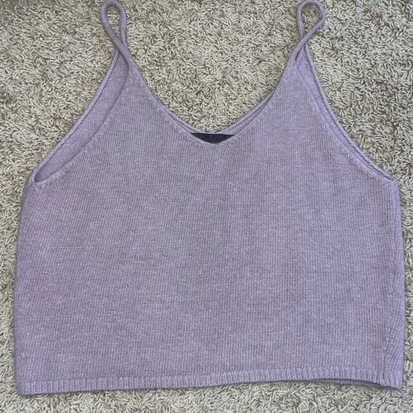 Code x Mode M Purple Sweater Tank - Picture 2 of 2